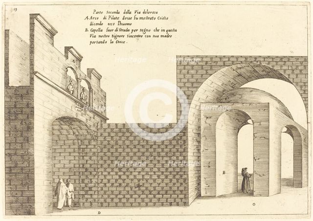 Second Part of the Via Dolorosa, 1619. Creator: Jacques Callot.