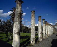 Second peristyle, House of the Faun, Pompeii, Italy, 2nd century BC, (2002). Creator: LTL
