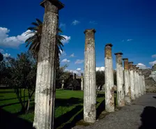 Second peristyle, House of the Faun, Pompeii, Italy, 2nd century BC, (2002). Creator: LTL