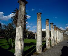 Second peristyle, House of the Faun, Pompeii, Italy, 2nd century BC, (2002). Creator: LTL