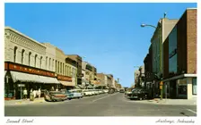 Second Street, Hastings, Nebraska, USA, 1959