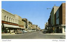 Second Street, Hastings, Nebraska, USA, 1959