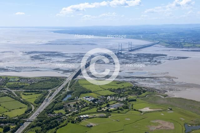 Second Severn Crossing, Gloucestershire, 2015. Artist: Damian Grady.