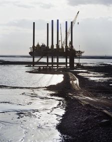 Second Severn Crossing, M4, New Passage, Pilning and Severn Beach, Gloucestershire, 14/09/1992. Creator: John Laing plc