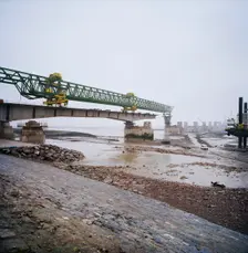 Second Severn Crossing, M4, New Passage, Pilning and Severn Beach, Gloucestershire, 21/02/1994. Creator: John Laing plc