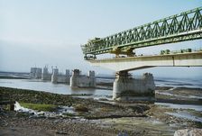 Second Severn Crossing, M4, New Passage, Pilning and Severn Beach, Gloucestershire, 01/04/1994. Creator: John Laing plc