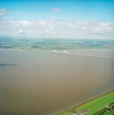 Second Severn Crossing, M4, New Passage, Pilning and Severn Beach, Gloucestershire, 25/04/1996. Creator: John Laing plc
