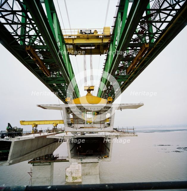Second Severn Crossing, M4, New Passage, Pilning and Severn Beach, Glos, 18/09/95 - 19/09/95. Creator: John Laing plc.