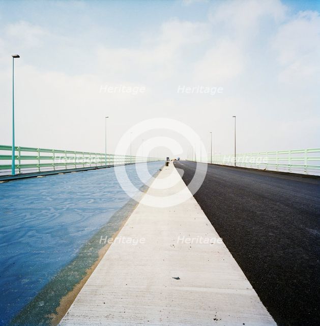 Second Severn Crossing, M4, New Passage, Pilning and Severn Beach, Glos, 18/09/95 - 19/09/95. Creator: John Laing plc.