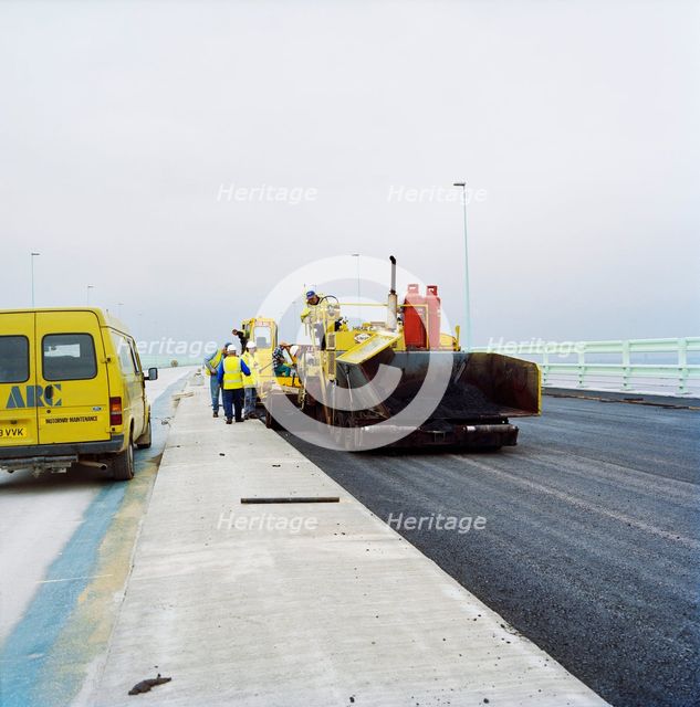 Second Severn Crossing, M4, New Passage, Pilning and Severn Beach, Glos, 18/09/95 - 19/09/95. Creator: John Laing plc.