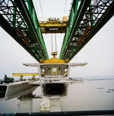 Second Severn Crossing, M4, New Passage, Pilning and Severn Beach, Glos, 18/09/95 - 19/09/95. Creator: John Laing plc