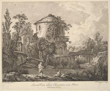 Second View of Charenton near Paris, mid to late 18th century. Creator: Peter Paul Benazech