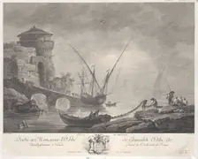 Second View of Marseille, ca. 1776. Creator: Jacques Aliamet