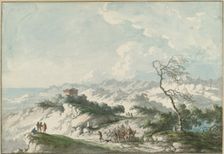 Second View of the Agrigento Countryside, 1778. Creator: Claude Louis Chatelet