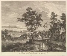 Second View of the Environs of Antwerp (Seconde Vue des Environs d'Anvers). Creator: Joanna Fr Ozanne