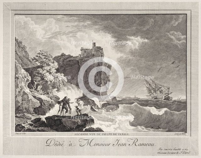 Second View of the Gulf of Venice, ca. 1770-1800. Creator: Francois Anne David.