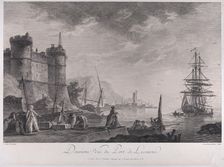 Second View of the Port of Livourne, ca. 1750-1800. Creator: Joanna Fr Ozanne