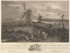 Second View of the Surroundings of Bruges (IIe. Vue des environs de Bruges). Creator: Jacques Philippe Le Bas
