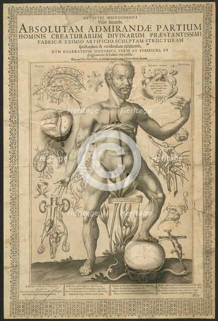 Second Vision, from Mirrors of the Microcosm, 1613. Creator: Lucas Kilian.