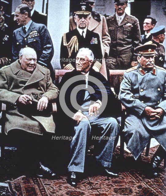 Second World War (1939 - 1945), Yalta conference in February 1945, it was the meeting between Roo…