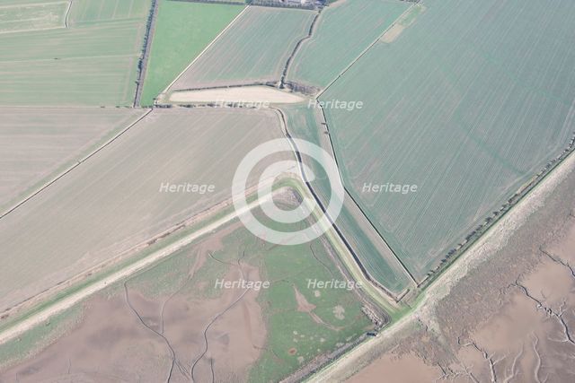 Second World War bombing decoy, near Little Humber, East Riding of Yorkshire, 2014. Creator: Historic England Staff Photographer.