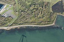 Second World War D Day landing craft slipways at Horsea Island, Portsmouth, Hampshire, 2020. Creator: Damian Grady
