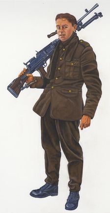 Second World War Gunner, c1940s, (c1990-2010). Artist: Graham Sumner