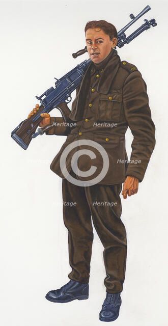 Second World War Gunner, c1940s, (c1990-2010). Artist: Graham Sumner.