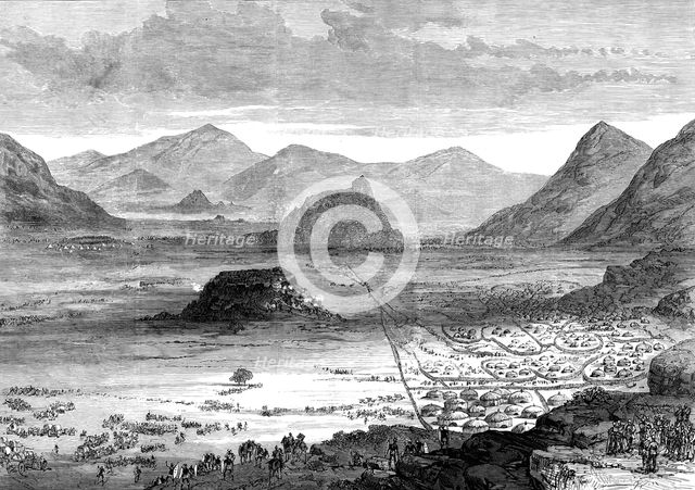 Secokuni's Town, in the Transvaal, from the heights occupied by the 94th Regiment, November 28, 1880 Creator: Unknown.