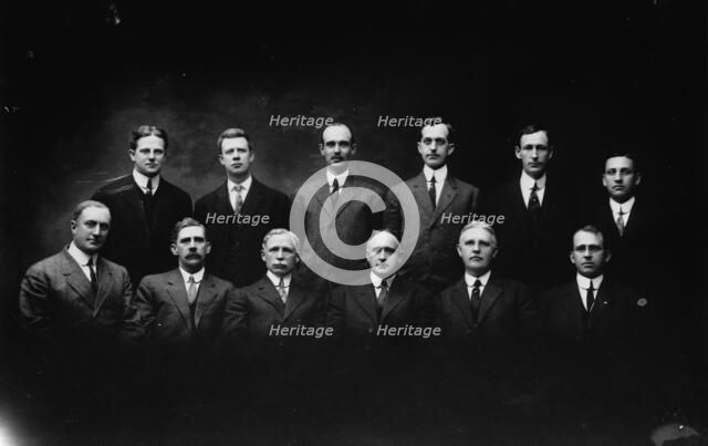 Secrataries railroad - Y.M.C.A., between c1910 and c1915. Creator: Bain News Service.