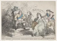 Secret Influence Directing The New P-l-t [Parliament], May 18, 1784., May 18, 1784. Creator: Thomas Rowlandson