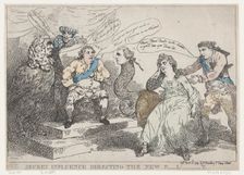 Secret Influence Directing The New P-l-t [Parliament], May 18, 1784., May 18, 1784. Creator: Thomas Rowlandson