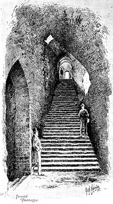 Secret Passage, Windsor Castle, 1895. Creator: Carl Hentschel
