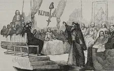 Secret society of republican friars, War of Roussillon, (1793-1795), 1851. Creator: Unknown