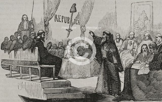 Secret society of republican friars, War of Roussillon, (1793-1795), 1851. Creator: Unknown.