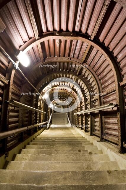 Secret wartime tunnels, Hellfire Corner, Dover Castle, Kent, 2009.  Artist: Historic England Staff Photographer.