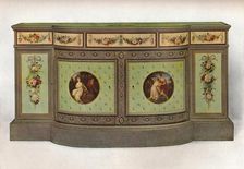 Secretaire commode c1785 Artist: George Brookshaw