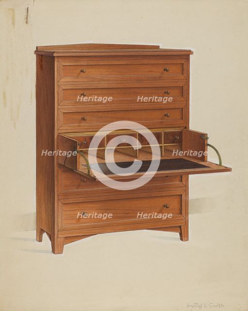 Secretary, 1937. Creator: Irving I. Smith.