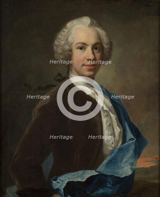 Secretary of Council Carl Fredrik Eckleff, 1746. Creator: Johan Henrik Scheffel.