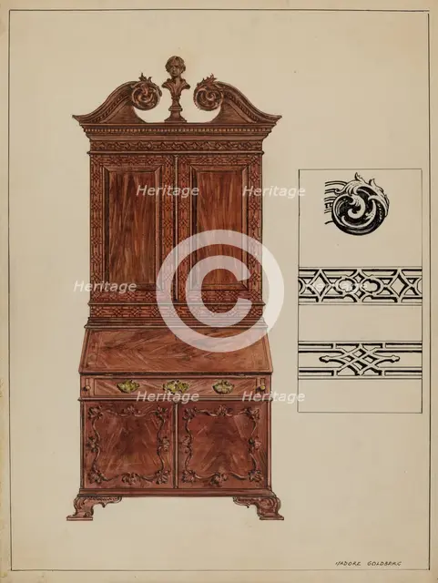 Secretary, c. 1936. Creator: Isadore Goldberg.