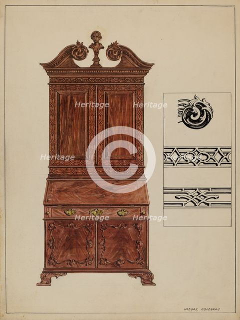 Secretary, c. 1936. Creator: Isadore Goldberg.