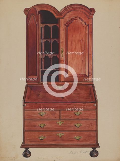 Secretary, c. 1936. Creator: Leon Witt.