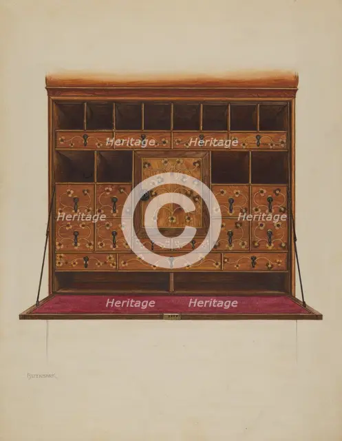 Secretary, c. 1938. Creator: Ernest Busenbark.