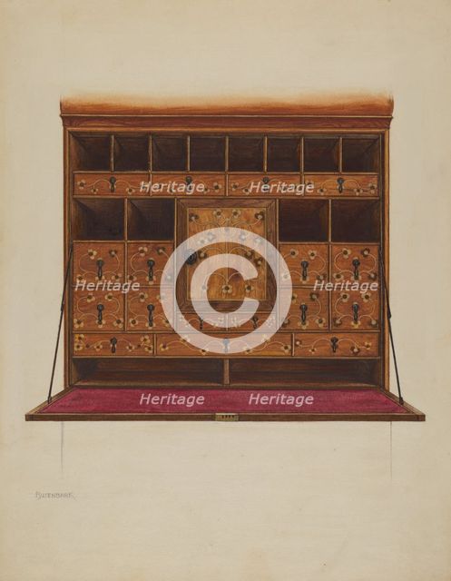 Secretary, c. 1938. Creator: Ernest Busenbark.