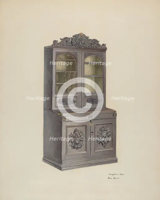 Secretary, c. 1939. Creators: Josephine Prado, Rosa Rivero.