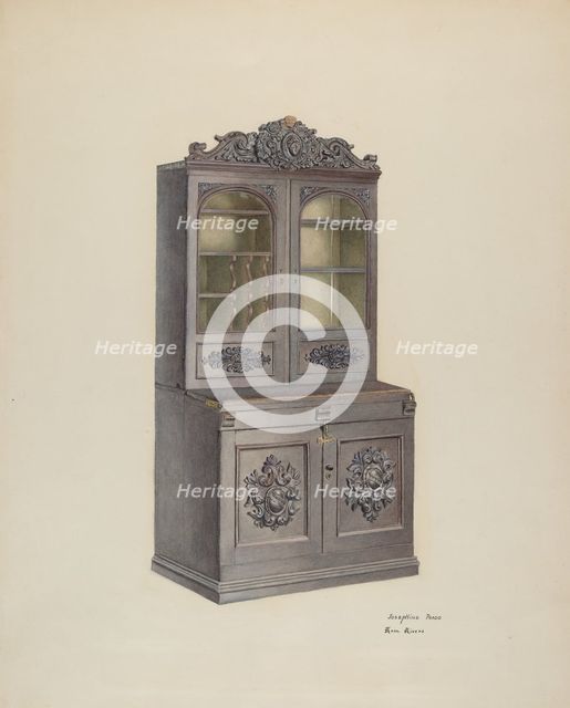 Secretary, c. 1939. Creators: Josephine Prado, Rosa Rivero.
