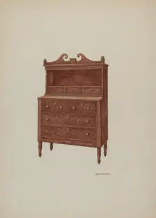 Secretary Cabinet, 1935/1942. Creator: William Kieckhofel