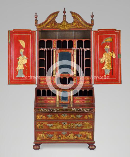 Secretary Cabinet, England, c. 1735. Creator: Giles Grendey.