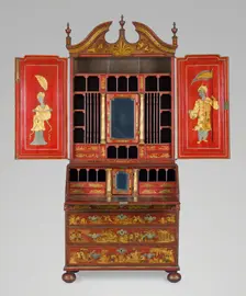 Secretary Cabinet, England, c. 1735. Creator: Giles Grendey