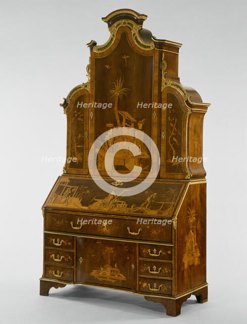 Secretary Cabinet, Neuwied, c. 1775. Creator: David Roentgen.